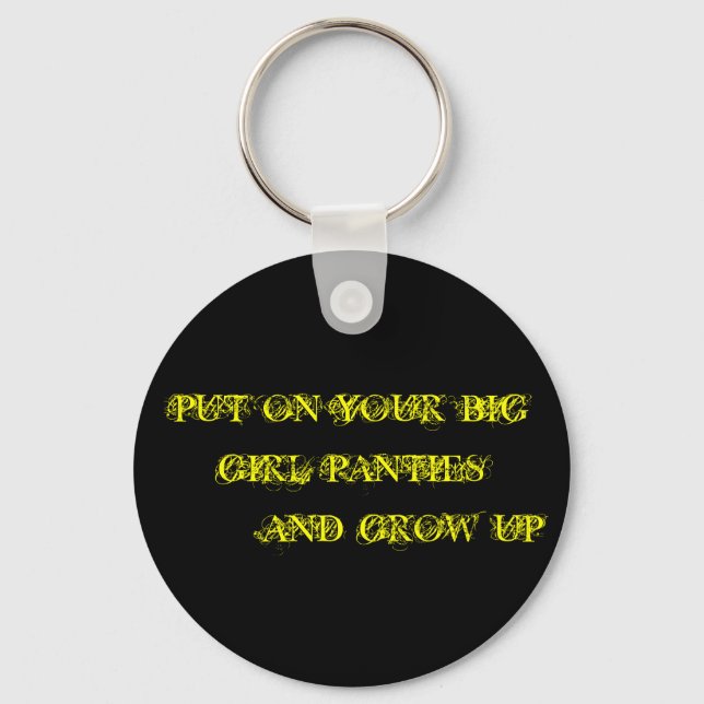 CHAVEIRO COLOQUE SUAS GRANDES GAROTAS E CRESÇA (Frente)