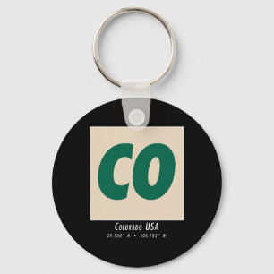 Chaveiro Colorado Hiking And Skiing Co Montanha Vintage Spo
