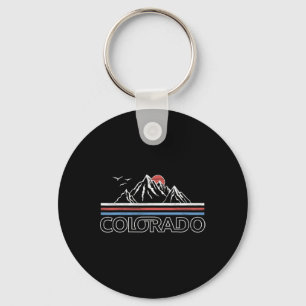 Chaveiro Colorado Mountain State Flag Tee Rocky Mountain S