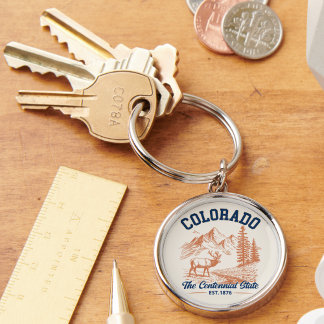 Chaveiro Colorado Mountain | The Centennial State Souvenir
