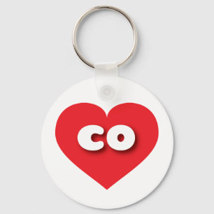 Chaveiro Colorado Red Heart - amor
