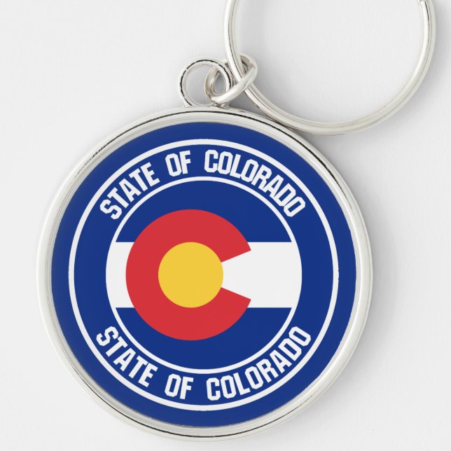 Chaveiro Colorado Round Emblem (Frente)