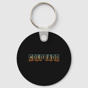 Chaveiro Colorado Vintage Montanhas Rochosas Natureza Exter