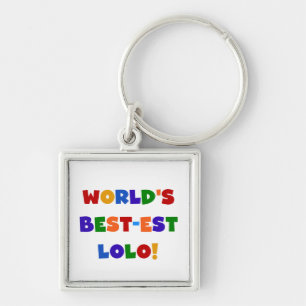 Chaveiro Colores Brilhantes, melhores T-shirts Lolo e prese
