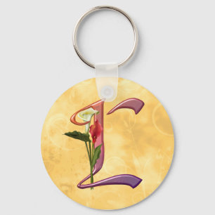 Chaveiro Colorful Calla Initial L
