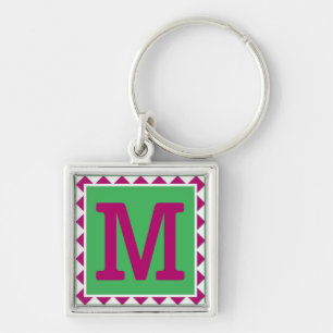 Chaveiro Colorful Letter 'M' - Keychain