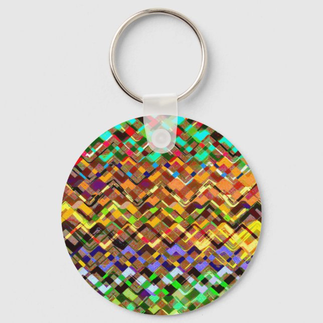 Chaveiro Colorful zigzag (Frente)