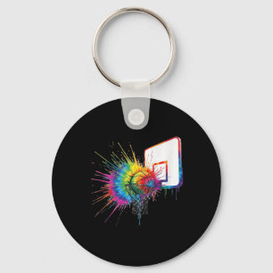 Chaveiro Colorida Tie Dye Hoop Paint Splatter Sp
