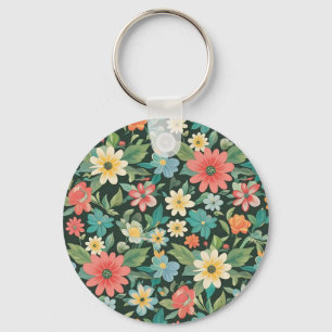 Chaveiro Colorido Floral/Primavera