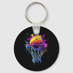 Chaveiro Colorir Basquete Colorido Colorir Coluna Lâmpada C