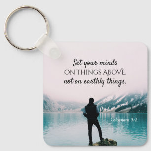 Chaveiro Colossianos 3:2 Coloquem suas mentes sobre as cois