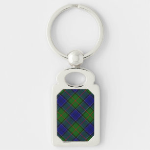 Chaveiro Colquhoun tartan xadrez verde azul