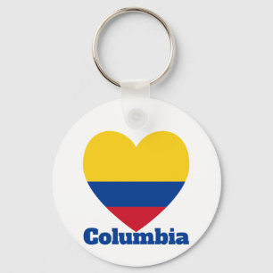 Chaveiro Columbia Heart Flag