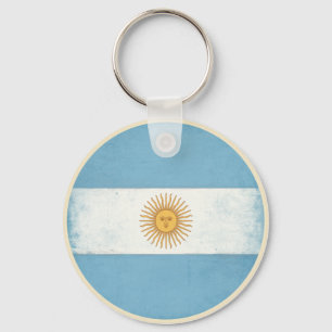 Chaveiro com a bandeira afligida de Argentina