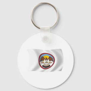 Chaveiro com a Bandeira da Tribo Ute