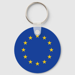 Chaveiro com a bandeira da União Europeia