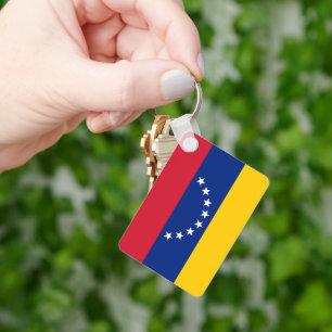 Chaveiro com a bandeira da Venezuela de presente