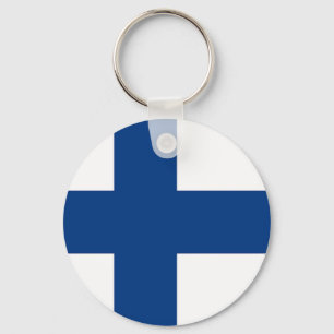 Chaveiro com a bandeira de Finlandia
