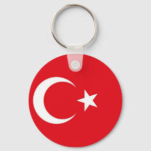 Chaveiro com a bandeira de Turquia
