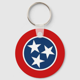 Chaveiro com a bandeira do estado de Tennessee