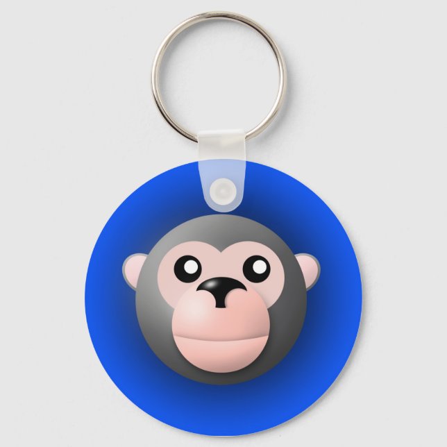 chaveiro com animal: macaco (Frente)