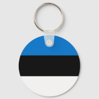 Chaveiro com bandeira da Estônia