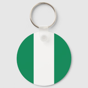 Chaveiro com Bandeira da Nigéria