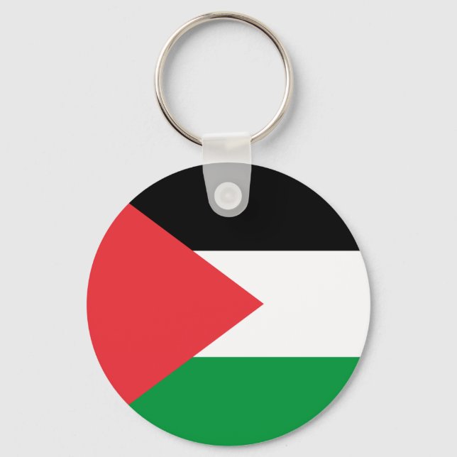 Chaveiro com bandeira da Palestina (Frente)