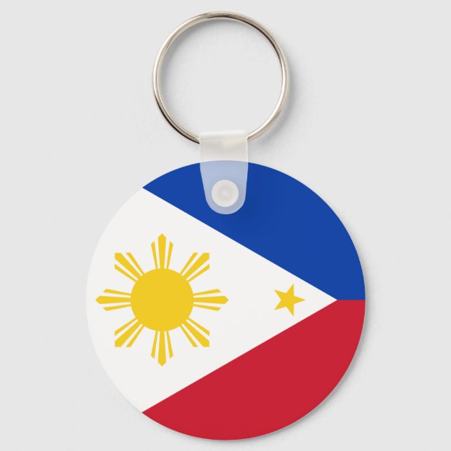 Chaveiro com bandeira das Filipinas (Frente)