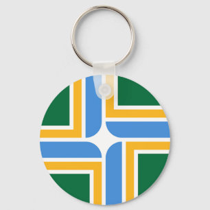 Chaveiro com bandeira de Portland, Oregon