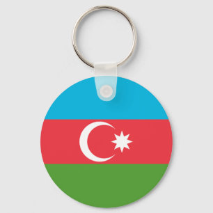 Chaveiro com bandeira do Azerbaijão