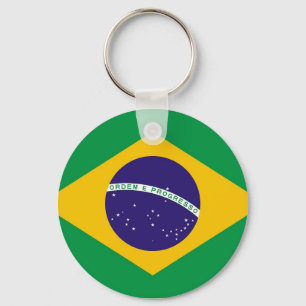 Chaveiro com bandeira do Brasil