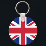 Chaveiro com bandeira do Reino Unido<br><div class="desc">Carregar um pedaço do Reino Unido com o senhor em todo o lado, usando a nossa cadeia-chave que inclui a bandeira do Reino Unido! Criada com atenção aos detalhes, esta cadeia-chave é mais do que apenas um acessório prático; é um na moda para tributo ao rico patrimônio e orgulho cultural...</div>