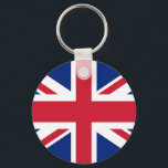 Chaveiro com bandeira do Reino Unido<br><div class="desc">Carregar um pedaço do Reino Unido com o senhor em todo o lado, usando a nossa cadeia-chave que inclui a bandeira do Reino Unido! Criada com atenção aos detalhes, esta cadeia-chave é mais do que apenas um acessório prático; é um na moda para tributo ao rico patrimônio e orgulho cultural...</div>