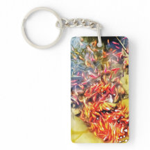 Chaveiro com design natural