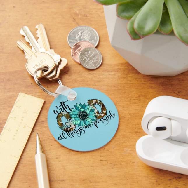 Chaveiro Com Deus, todas as coisas possíveis (Mesa)