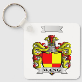 CHAVEIRO COM ESCUDO HERALDICO E CRESTA DA FAMÍLIA 