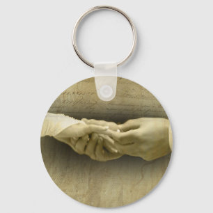 Chaveiro Com este anel, amor romântico do casamento vintag