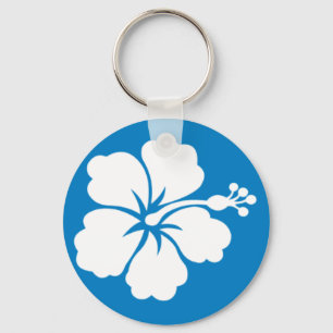 Chaveiro com Hibiscus Design