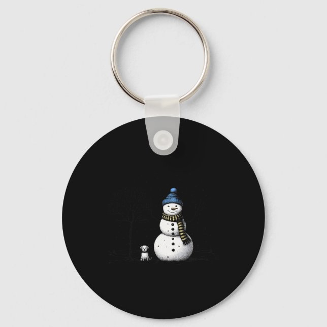 Chaveiro Com Meu Snowmies Natal Snowman Snowman (Frente)