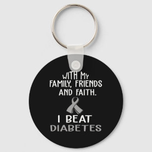 Chaveiro Com Minha Família E Fé Eu Derroto A Diabetes