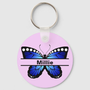 Chaveiro com Nome de Borboleta Personalizado Prese