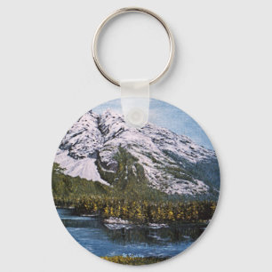 Chaveiro com "o Mountainscape bonito "