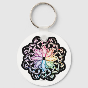 Chaveiro com Padrão de Ballet (espectral)