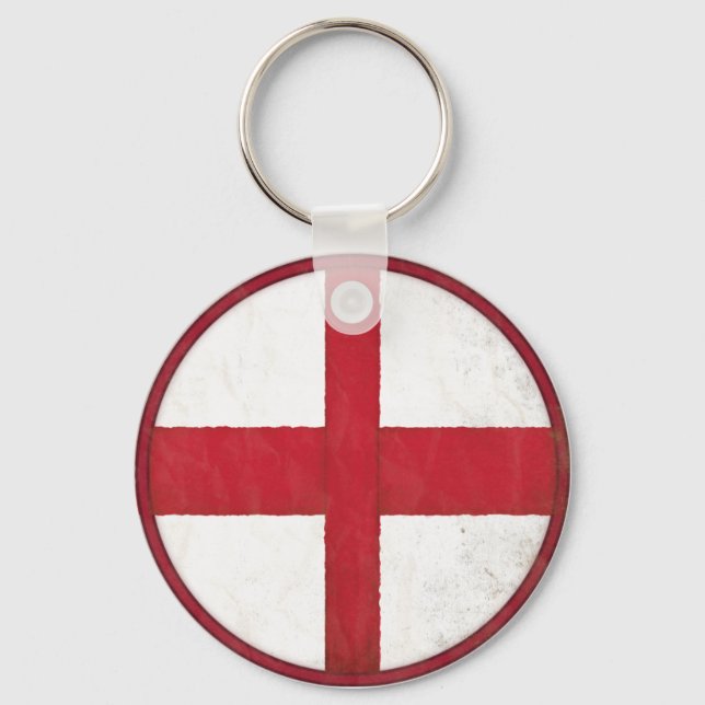 Chaveiro com Sinalizador Inglês no Estilo Sujo Ant (Frente)