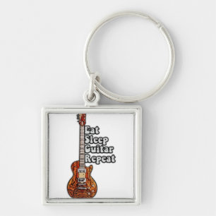 Chaveiro Coma a guitarra de sono, repita.