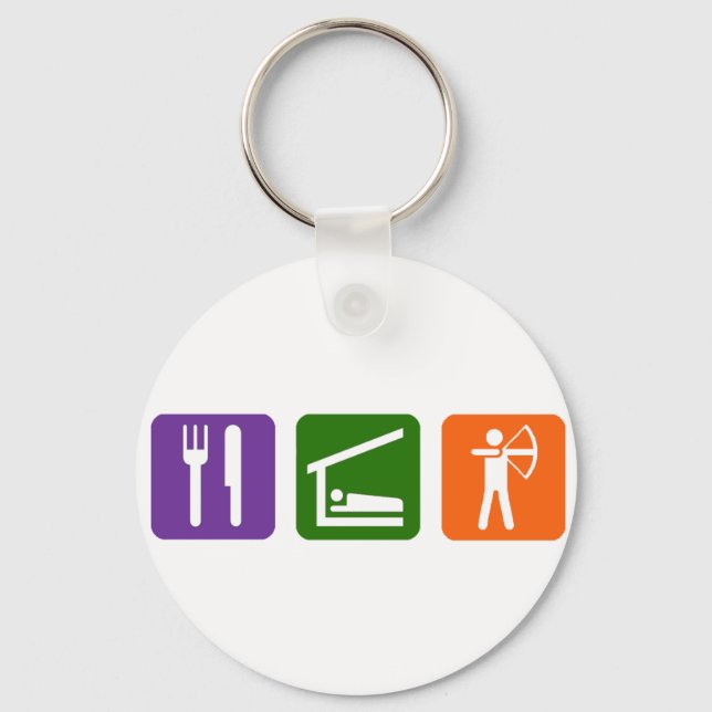 Chaveiro Coma Arqueiro do Sono! (Frente)