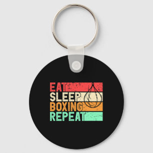 Chaveiro Coma Dormir Boxe Repetir Lutador Retro Mma Kickbox