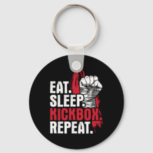 Chaveiro Coma Dormir Kickbox Repetir - Kickboxing Artes Mar