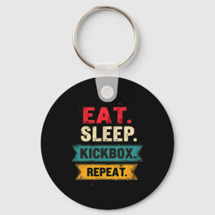 Chaveiro Coma Dormir Kickbox Repetir Kickboxing Mma Boxeado